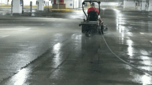 The Area's Top Provider Of Quality Parking Garage Cleaning & Maintenance Services. Parking Garages should be cleaned in the Northeast at least once a year, and in high traffic garages twice a year, due to the salts and other contaminants that get into the garage surfaces. They eventually get absorbed into the concrete parking surfaces and soon will cause the rebar to rot out. When this happens the concrete begins to leak,crack and in the worse case scenario the garage itself can be condemned. We use state of the art hot and cold water powerwashing machines ranging up to 4000 PSI with up to 200+ degree water, surface machines and any cleaning solutions needed for all parking garage cleaning. Our knowledgeable staff is experienced on how to lighten or when possible remove stains completely. Each Parking Garage cleaning is approached based upon the existing conditions, and we will use the correct products and methods specific to your facility's cleaning and maintenance requirements.