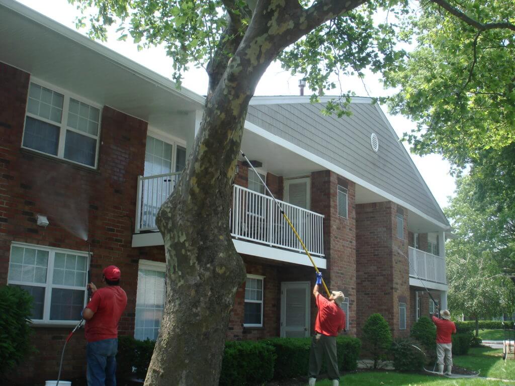 Your property deserves an exterior cleaning ally - and we’re here to fill those shoes! Clean County proudly serves HOAs, condos, and multi-unit properties in the area with comprehensive exterior cleaning solutions. Complete Exterior Cleaning Services Managing a property is a big job - and we’re here to make it that much easier. With our one-stop-shop solutions, you can count on the best quality in: townhouse power washing new york Building Washing We have capability for power washing and soft washing, which allows us to bring the best clean to any exterior surface. We remove stains, buildup, and mold and mildew from virtually every material, including: Vinyl Brick Stucco Wood Cedar The Area's Top Provider Of Quality Parking Garage Cleaning & Maintenance Services. Parking Garages should be cleaned in the Northeast at least once a year, and in high traffic garages twice a year, due to the salts and other contaminants that get into the garage surfaces. They eventually get absorbed into the concrete parking surfaces and soon will cause the rebar to rot out. When this happens the concrete begins to leak,crack and in the worse case scenario the garage itself can be condemned. We use state of the art hot and cold water powerwashing machines ranging up to 4000 PSI with up to 200+ degree water, surface machines and any cleaning solutions needed for all parking garage cleaning. Our knowledgeable staff is experienced on how to lighten or when possible remove stains completely. Each Parking Garage cleaning is approached based upon the existing conditions, and we will use the correct products and methods specific to your facility's cleaning and maintenance requirements. Concrete Cleaning Our hot water power washing solution is the most effective way to give your property a facelift. We remove chewing gum, stains, dirt, and other imperfections from your: Parking Lot Sidewalk Patio Entryway Driveway house pressure washing new york Roof Cleaning A clean roof completes your property’s curb appeal - but it also increases the lifetime of your shingles. Our soft wash solution gets the job done. Our roof cleaning service comes with these benefits: Safe For Asphalt Shingles Won't Void Your Warranty Removes Harmful Algae Restores Roof Curb Appeal SoftWash Low Pressure Roof Cleaning Don’t replace your roof — restore it instead! Clean County provides professional roof cleaning services that protect the long life, curb appeal, and quality of your shingles. A Solution For Black Stains If you live in the Tri State area, it’s likely that you’ve run into the “black stain” issue on roofs. Many homes in the area have dark striped running down their shingles. The responsible party? A type of bacteria called Gloeocapsa Magma, which looks like algae and feeds on the limestone in your shingles. Gutter Cleaning Removing the debris from your gutters is extremely important. Leaves, dirt and other debris can cause standing water to damage your property. Our gutter cleaning service includes: Removing Debris Washing Out Downspouts Flushing Downspouts Optional Gutter Face Brightening