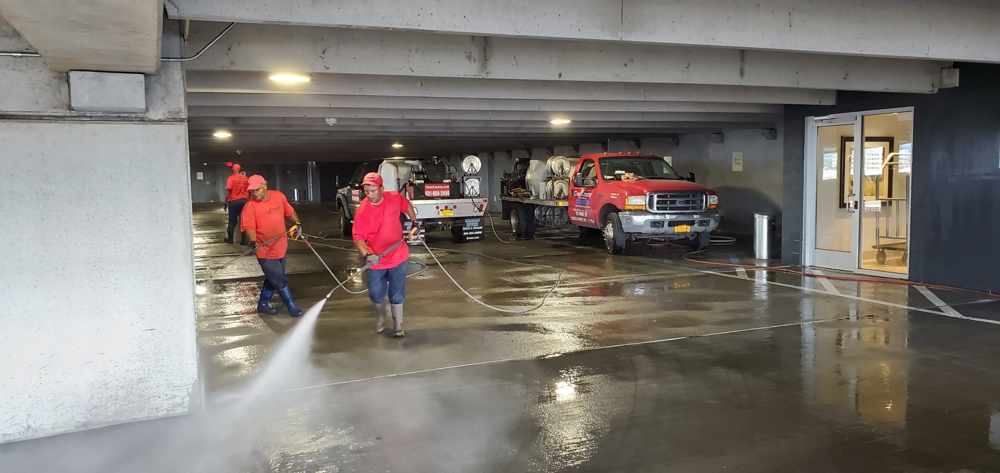 Parking Garage Cleaning Clean County Powerwashing