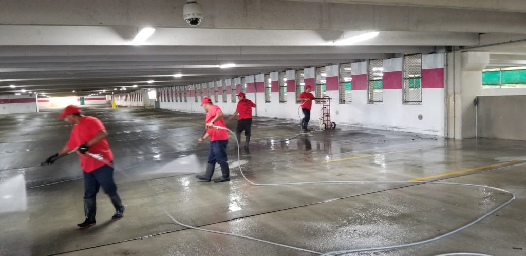 Parking Garage Cleaning and Sweeping