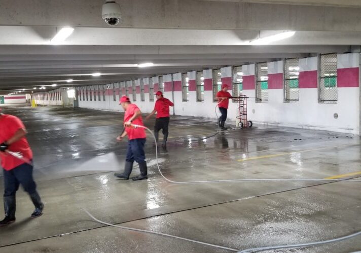 Parking Garage Cleaning and Sweeping