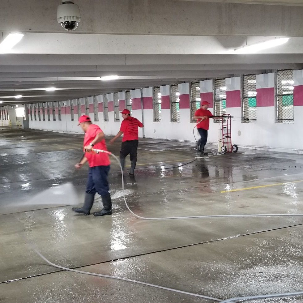 Parking Garage Cleaning and Sweeping