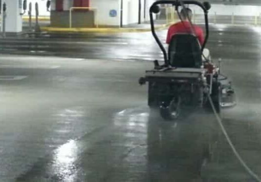 The Area's Top Provider Of Quality Parking Garage Cleaning & Maintenance Services. Parking Garages should be cleaned in the Northeast at least once a year, and in high traffic garages twice a year, due to the salts and other contaminants that get into the garage surfaces. They eventually get absorbed into the concrete parking surfaces and soon will cause the rebar to rot out. When this happens the concrete begins to leak,crack and in the worse case scenario the garage itself can be condemned. We use state of the art hot and cold water powerwashing machines ranging up to 4000 PSI with up to 200+ degree water, surface machines and any cleaning solutions needed for all parking garage cleaning. Our knowledgeable staff is experienced on how to lighten or when possible remove stains completely. Each Parking Garage cleaning is approached based upon the existing conditions, and we will use the correct products and methods specific to your facility's cleaning and maintenance requirements.