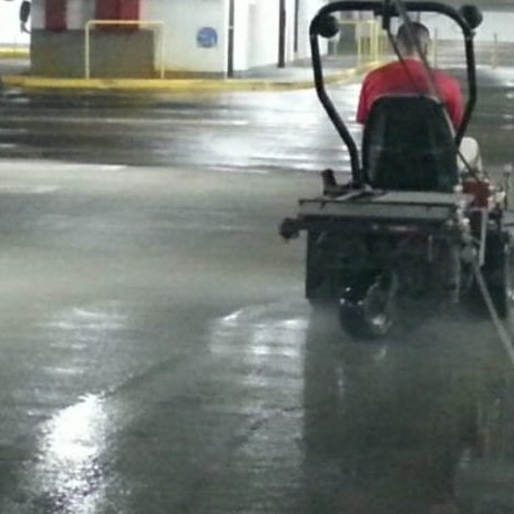 The Area's Top Provider Of Quality Parking Garage Cleaning & Maintenance Services. Parking Garages should be cleaned in the Northeast at least once a year, and in high traffic garages twice a year, due to the salts and other contaminants that get into the garage surfaces. They eventually get absorbed into the concrete parking surfaces and soon will cause the rebar to rot out. When this happens the concrete begins to leak,crack and in the worse case scenario the garage itself can be condemned. We use state of the art hot and cold water powerwashing machines ranging up to 4000 PSI with up to 200+ degree water, surface machines and any cleaning solutions needed for all parking garage cleaning. Our knowledgeable staff is experienced on how to lighten or when possible remove stains completely. Each Parking Garage cleaning is approached based upon the existing conditions, and we will use the correct products and methods specific to your facility's cleaning and maintenance requirements.