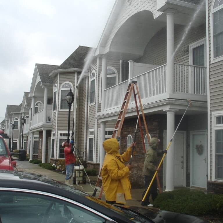 Your property deserves an exterior cleaning ally - and we’re here to fill those shoes! Clean County proudly serves HOAs, condos, and multi-unit properties in the area with comprehensive exterior cleaning solutions. Complete Exterior Cleaning Services Managing a property is a big job - and we’re here to make it that much easier. With our one-stop-shop solutions, you can count on the best quality in: townhouse power washing new york Building Washing We have capability for power washing and soft washing, which allows us to bring the best clean to any exterior surface. We remove stains, buildup, and mold and mildew from virtually every material, including: Vinyl Brick Stucco Wood Cedar The Area's Top Provider Of Quality Parking Garage Cleaning & Maintenance Services. Parking Garages should be cleaned in the Northeast at least once a year, and in high traffic garages twice a year, due to the salts and other contaminants that get into the garage surfaces. They eventually get absorbed into the concrete parking surfaces and soon will cause the rebar to rot out. When this happens the concrete begins to leak,crack and in the worse case scenario the garage itself can be condemned. We use state of the art hot and cold water powerwashing machines ranging up to 4000 PSI with up to 200+ degree water, surface machines and any cleaning solutions needed for all parking garage cleaning. Our knowledgeable staff is experienced on how to lighten or when possible remove stains completely. Each Parking Garage cleaning is approached based upon the existing conditions, and we will use the correct products and methods specific to your facility's cleaning and maintenance requirements. Concrete Cleaning Our hot water power washing solution is the most effective way to give your property a facelift. We remove chewing gum, stains, dirt, and other imperfections from your: Parking Lot Sidewalk Patio Entryway Driveway house pressure washing new york Roof Cleaning A clean roof completes your property’s curb appeal - but it also increases the lifetime of your shingles. Our soft wash solution gets the job done. Our roof cleaning service comes with these benefits: Safe For Asphalt Shingles Won't Void Your Warranty Removes Harmful Algae Restores Roof Curb Appeal SoftWash Low Pressure Roof Cleaning Don’t replace your roof — restore it instead! Clean County provides professional roof cleaning services that protect the long life, curb appeal, and quality of your shingles. A Solution For Black Stains If you live in the Tri State area, it’s likely that you’ve run into the “black stain” issue on roofs. Many homes in the area have dark striped running down their shingles. The responsible party? A type of bacteria called Gloeocapsa Magma, which looks like algae and feeds on the limestone in your shingles. Gutter Cleaning Removing the debris from your gutters is extremely important. Leaves, dirt and other debris can cause standing water to damage your property. Our gutter cleaning service includes: Removing Debris Washing Out Downspouts Flushing Downspouts Optional Gutter Face Brightening
